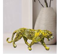 Figurine d'animal léopard Statue d'animal Décoration d'étagère pour la décoration de bureau à domicile B