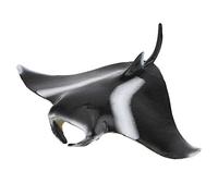 Figurine D'Animal Marin, Simulation Miniature de Raies Manta Figurine de Poisson Modèle Animal Décoration D'intérieur Jouet éducatif pour Enfants Figurines D'action et Figurines Jouets Jouets et