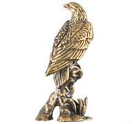 Figurine d'animal vintage faite à la main en cuivre pour la maison, le bureau, la maison, le bureau, l'artisanat classique et la texture détaillée