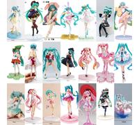 Figurine d'anime fleurs de cerisier robe figurines d'action Kawaii maillot de bain Vocaloid PVC modèle à collectionner jouets fille cadeau CY-30