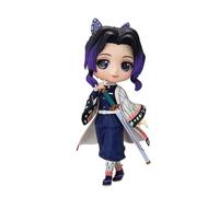 Figurine d'anime Kochou Shinobu - 14 cm - Kimetsu no Yaiba - Sculpture en PVC - Décoration décorative - Fabriquée à la main - Cadeau pour les fans