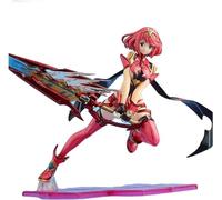 Figurine d'anime pour filles de 27 cm Mythra en PVC Animations Modèle de personnage pour les amateurs d'anime Xenoblade Chronicles 2 Pyra Statue Décoration Ornements Jouet de collection (couleur : A+b