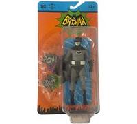 McFarlane Toys, DC Multiverse, Figurine d'action rétro Batman (Noir et Blanc) de 12,7 cm avec Mot d'action Bulles, Figurine TV DC rétro des années 1960