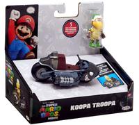Figurine de 3 pouces Super Mario Bros. The Movie Pull Back Racers Koopa Troopa, figurine de 3 pouces et véhicule