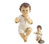Figurine De Bébé Jésus en Miniature | Sculpture De La Nativité en Résine pour Le Bureau,Statue Et Ornements Miniatures Chrétiens, Décorations pour L'Église, La Famille Et La Maison