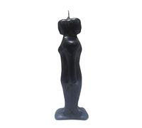 Figurine de bougie de cire de séparation de couple - noir - 20 cm