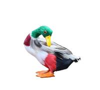 Figurine de Canard colvert réaliste de 14 cm, modèle en Plumes et Plastique, décoration de Ferme, Cadeau