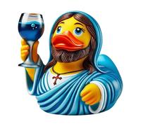Figurine de canard, Ornements de Noël de 3,5 pouces pour les et les adultes, statue de canard avec conception de thème de vacances, pour le tableau de bord du dimanche Bureau de bureau de bure