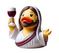 Figurine de canard, Ornements de Noël de 3,5 pouces pour les et les adultes, statue de canard avec conception de thème de vacances, pour le tableau de bord du dimanche Bureau de bureau de bure