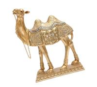 Figurine de chameau en laiton doré Petite statue pour les services de bureau Décoration de bureau Ornement Faune Figurine