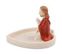 Figurine de chapelet de la Vierge Marie - Statue décorative en résine de la Vierge Marie avec design élégant - Cadeau religieux pour la maison, l'église ou la dévotion personnelle (homme)