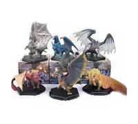 Figurine de chasseur de monstres de 10 cm en PVC Statue Anime Figurines d'action Modèle Collection Poupée Décoration Jouet Cadeau (couleur : multicolore)