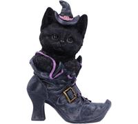 Figurine De Chat Chauve-Souris Noire 16 Cm, Vampuss, Cadeau De Sorcière, Décoration D'halloween, Moulée En Résine