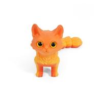 Figurine De Chat ImpriméE En 3D-ModèLe De Chaton Animalier,Statue DéCorative Mignonne,Convient Pour Le Salon,Le Bureau,La Table à Manger,Les Enfants,Les Adultes,Les GarçOns,Les Filles.