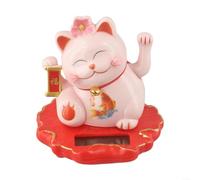 Figurine de chat porte-bonheur automatique pour porter chance et succès financier dans n'importe quel décor (2314-Rose)