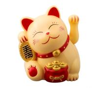 Figurine de chat porte-bonheur pour apporter de la chance à votre entreprise et à votre maison (jaune)