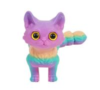 Figurine de chaton à queue mobile avec joint à rotule pour anniversaire, vacances, fête d'anniversaire pour enfants, figurine de chaton de dessin animé