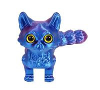 Figurine de chaton à queue mobile avec joint à rotule pour anniversaire, vacances, fête d'anniversaire pour enfants, figurine de chaton de dessin animé