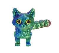 Figurine de chaton à queue mobile avec joint à rotule pour anniversaire, vacances, fête d'anniversaire pour enfants, figurine de chaton de dessin animé