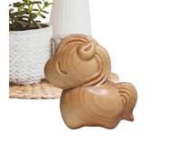 Figurine de Cheval Sculptée en Bois - Décoration Mascotte Cheval Du Nouvel An Chinois 2026 | Petit Ornement Animal de Bureau,Pour Maison Table de Chevet Bibliothèque Meuble TV Entrée Manteau Bureau Sa