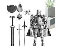 Figurine de chevalerie médiévale, figurines d'action médiévales, modèle de corps complet de chevalier médiéval multi-jeunes, tête rotative à 360 degrés, statue flexible, décorations de collection pour