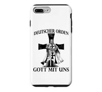 Figurine de Chevalier Allemand Buhurt Knight Statue Moyen Coque pour iPhone 7 Plus/8 Plus
