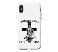 Figurine de Chevalier Allemand Buhurt Knight Statue Moyen Coque pour iPhone X/XS