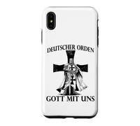Figurine de Chevalier Allemand Buhurt Knight Statue Moyen Coque pour iPhone XS Max