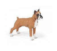 Figurine de Chien Boxer Musclé et Élégant en Résine
