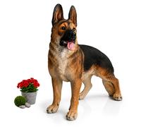 Relaxdays Figurine chien XXL en résine jardin