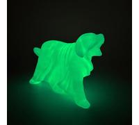 Figurine de chien d'Halloween, Glow in the Dark Ghost Dog Statue | Glow dans les statues fantômes fantômes de Glow-in-the Dark | Spooky Home Decor Bureau Affichage Ornement pour le manteau de bureau é