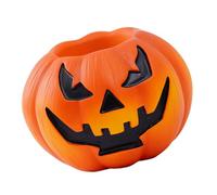 Figurine de Citrouille d ' Halloween sculptée en résine avec Profil supérieur Ouvert, Contraste et, Petit Espace pour cheminée, Table, Boutique, vitrine, Lanterne, pièce maîtresse Festive
