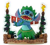 Figurine de collection Abystyle Studio Stitch Hula Dance PVC peint socle décoré Bleu bicolore