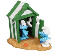 Figurine de collection Aqua Della Les Schtroumpfs, la cabane de plage (2022)