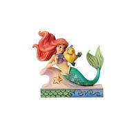 Figurine de Collection Ariel et Polochon - Hauteur 13 cm - Largeur 12.5 - Profondeur 6 cm