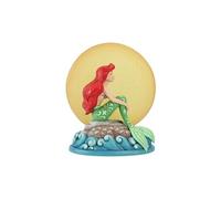 Figurine de Collection Ariel Lune Lumineuse en résine aspect bois peinte à la main