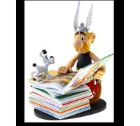 Figurine de collection Astérix pile d'albums 2ème Édition
