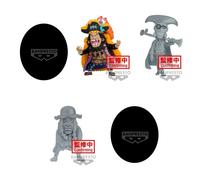 Figurine de collection Banpresto One Piece - World - Trafalgar.Law Vs Blackbeard Pirates (x12) Multicolore 7 cm