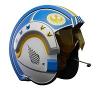 Figurine de collection Casque électronique Hasbro Star Wars The Mandalorian Black Series Carson Teva Bleu TU