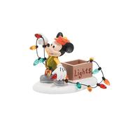 Figurine de collection Disney de Mickey & Minnie Mouse - Mickey Lights - pour Indifférent - multicolore Standard