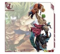 Figurine de collection Dragon Ball Z Broly vs Goku Super Saiyan 28 cm avec boîte - Statue résine personnage d’anime