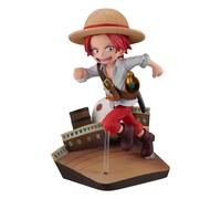 Figurine de collection en PVC Megahouse One Piece G.E.M. Series Shanks Run! Run! Run! Rouge 13 cm