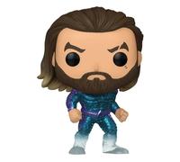 Figurine de collection en vinyle Funko Aquaman et le Royaume perdu POP! Aquaman Bleu 9 cm