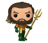 Figurine de collection en vinyle Funko Aquaman et le Royaume perdu POP! Aquaman Jaune 9 cm