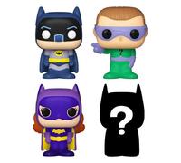 Figurine de collection en vinyle Funko DC Bitty POP! Batman Adam West (x4) Multicolore 2,5 cm