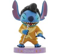Figurine de collection - ENESCO - Stitch Costume Doré Elvis - 12,7 cm - Vinyle peint - Boîte fenêtre décorée