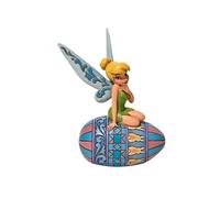 Figurine de Collection Fée Clochette en En résine aspect bois - Hauteur 14 cm - Profondeur 10 cm - Largeur 6 cm