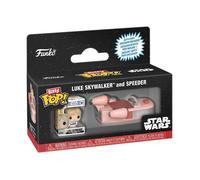 Figurine de collection - FUNKO - Bitty Pop! Ride - Star Wars - Speeder avec Luke - Multicolore