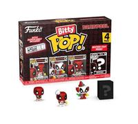 Figurine de collection Funko Deadpool Bitty POP! Vinyl BBQ Master (x4) Rouge 2,5 cm