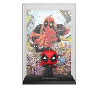 Figurine de collection Funko Marvel POP! Comic Cover Vinyl Deadpool (2025) #1 Deadpool in Black Suit Rouge 9 cm